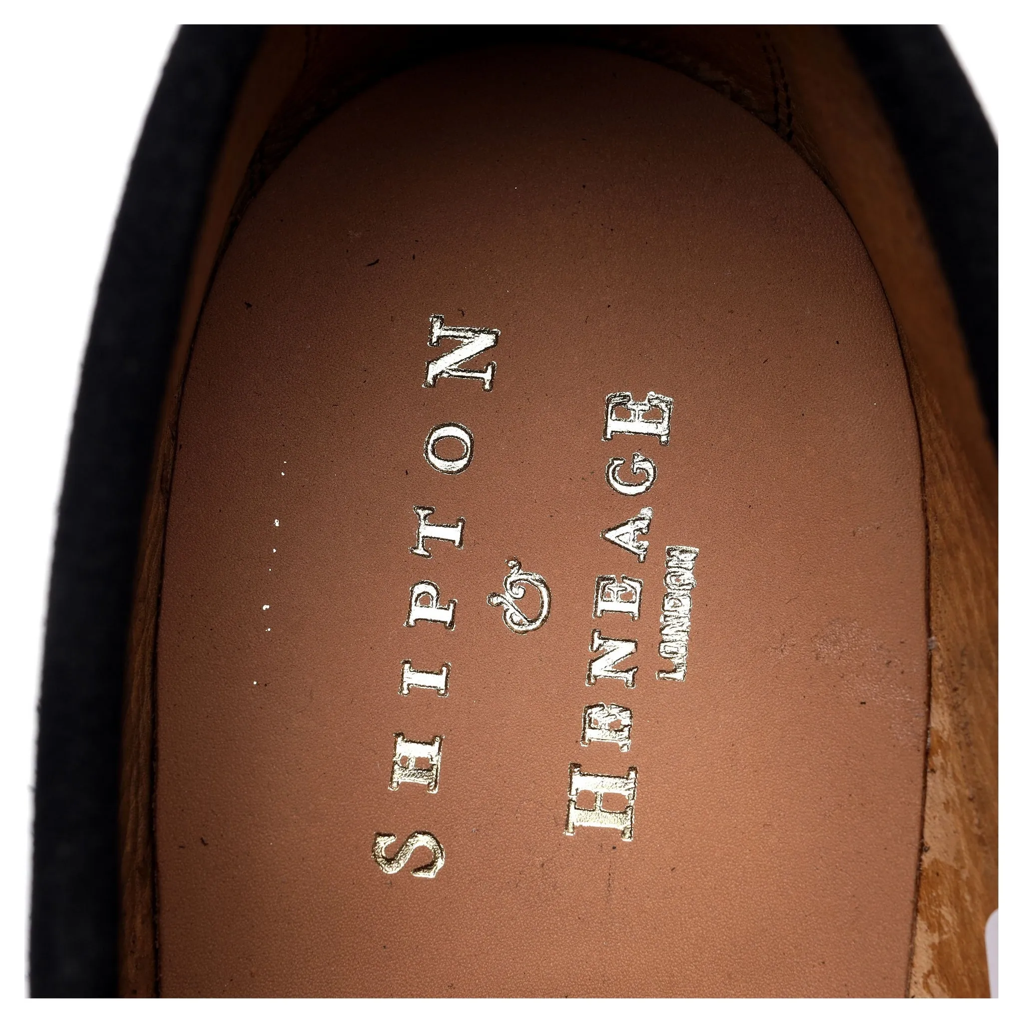 'Como' Black Suede Loafers UK 8 EU 42