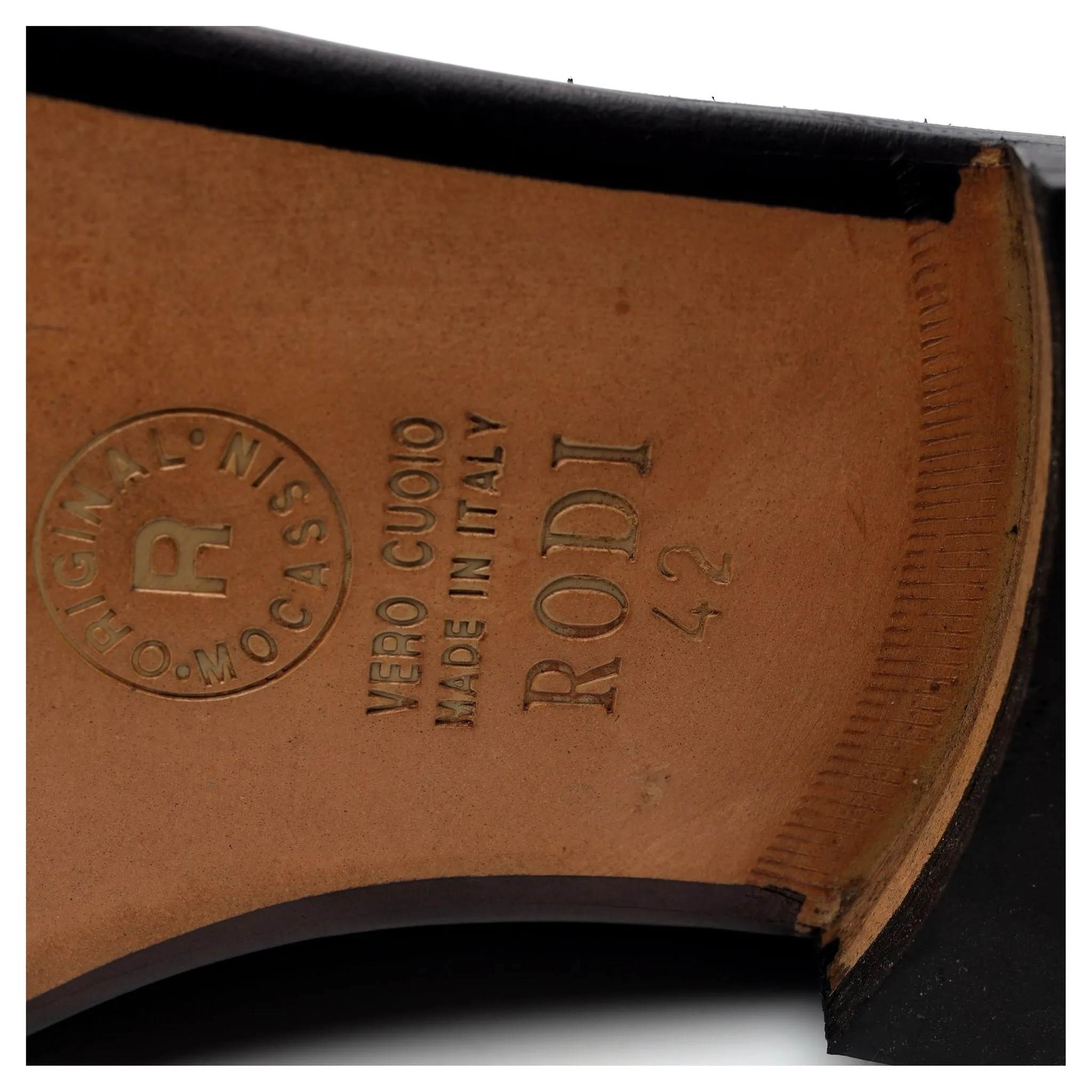 'Como' Black Suede Loafers UK 8 EU 42