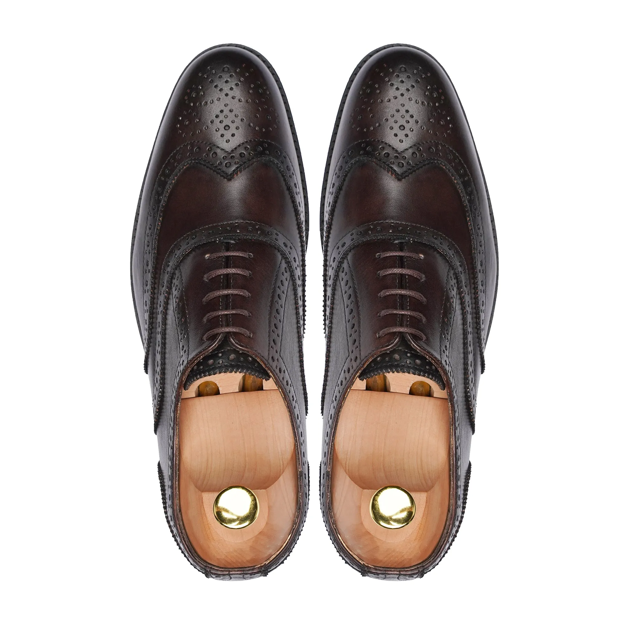 Dorado - Men's Dark Brown Calf Leather Oxford Shoe
