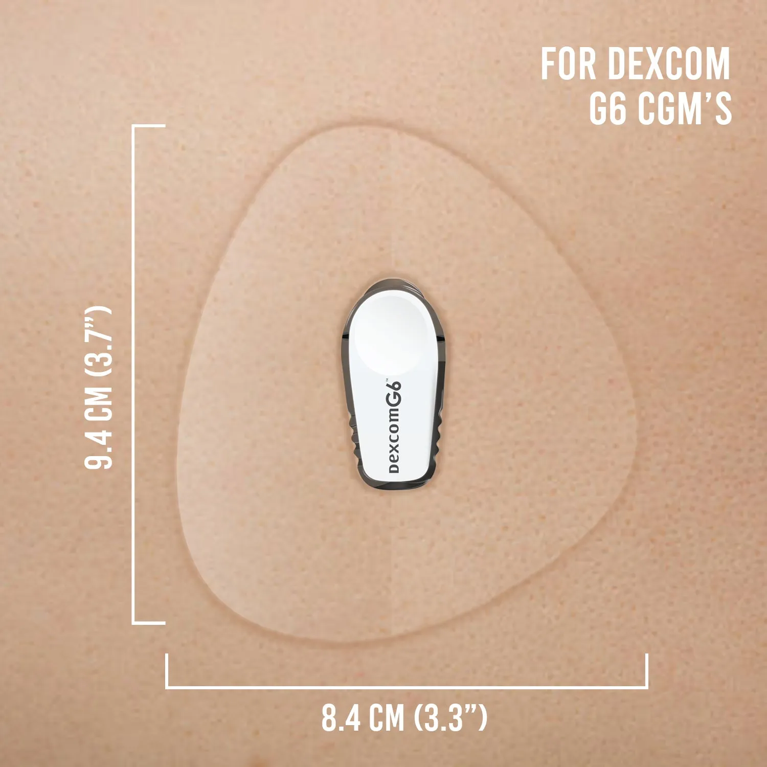 Not Just a Patch Clear - Dexcom G6/One - 20 Pack