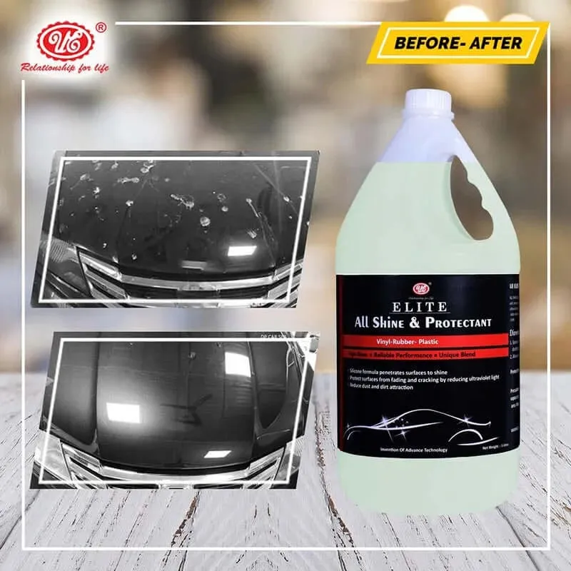 UE Autotech Elite All Shine & Protectant 5L Liquid Body Polish for Shine and Protect Useful for Bike, Car & Home